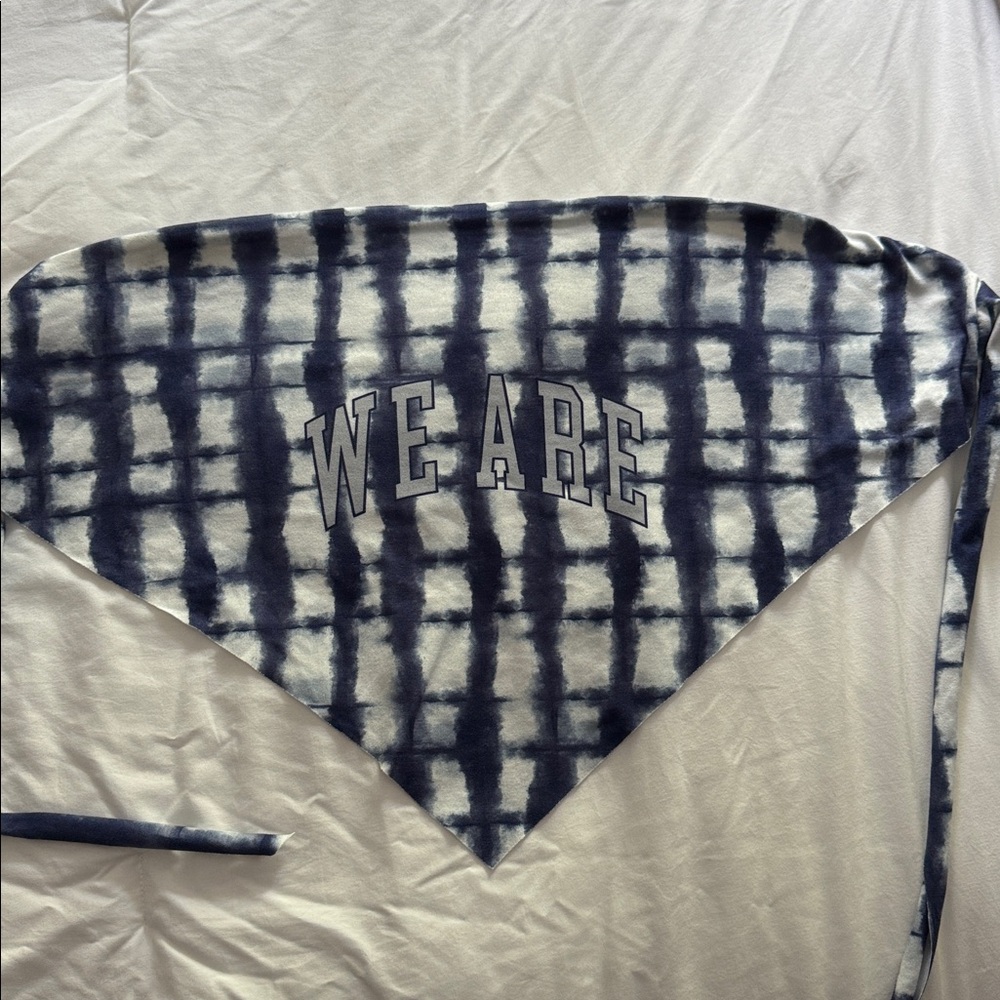 Penn State Blue and White Tie-Dye Bandana SHIRT